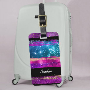 Étiquette À Bagage Le nom de Brush Strokes