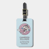 Étiquette À Bagage Le nombre | Vous Pouvez Toujours Compter Sur Moi (Devant Vertical)