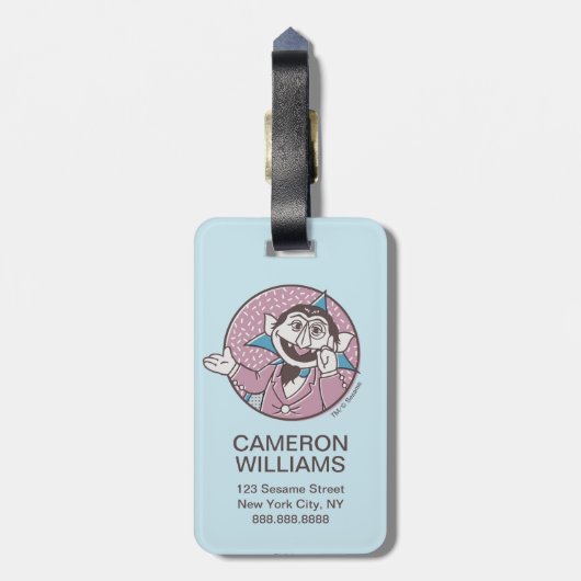 Étiquette À Bagage Le nombre | Vous Pouvez Toujours Compter Sur Moi (Dos Vertical)