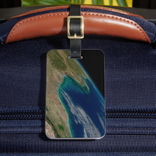 Étiquette À Bagage Le Nord Du Golfe Du Mexique.