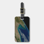 Étiquette À Bagage Le Nord Du Golfe Du Mexique. (Devant Vertical)