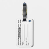 Étiquette À Bagage Le numéro de bagage de connexion Dragon (Dos Vertical)