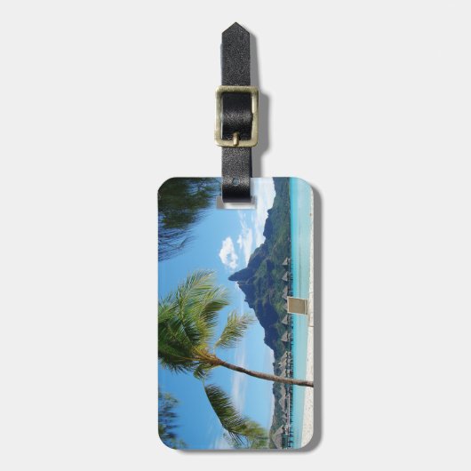 Étiquette À Bagage Le paradis existe (Devant Vertical)