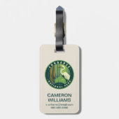 Étiquette À Bagage Le Parc national de Congaree (Dos Vertical)