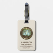 Étiquette À Bagage Le Parc national de Cuyahoga (Dos Vertical)