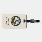 Étiquette À Bagage Le Parc national de Denali (Dos horizontal)