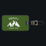 Étiquette À Bagage Le Parc national de Denali<br><div class="desc">Denali se trouve au pied de la chaîne de l'Alaska et est la plus haute montagne d'Amérique du Nord.</div>