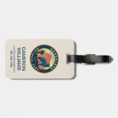 Étiquette À Bagage Le Parc national de Guadalupe (Dos horizontal)