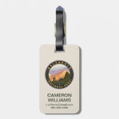 Étiquette À Bagage Le Parc national de Haleakala (Dos Vertical)