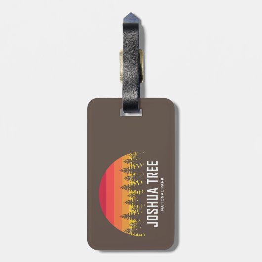 Étiquette À Bagage Le Parc national de Joshua Tree (Dos Vertical)