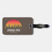 Étiquette À Bagage Le Parc national de Joshua Tree (Dos horizontal)