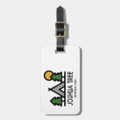 Étiquette À Bagage Le Parc national de Joshua Tree (Devant Vertical)