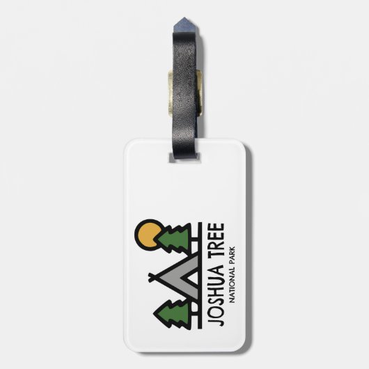 Étiquette À Bagage Le Parc national de Joshua Tree (Dos Vertical)