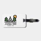 Étiquette À Bagage Le Parc national de Joshua Tree (Dos horizontal)