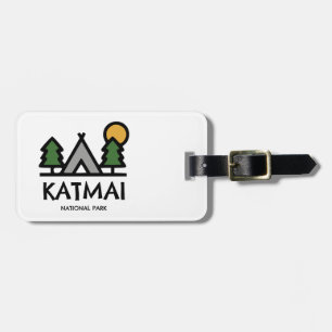 Étiquette À Bagage Le Parc national de Katmai