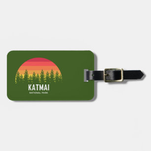 Étiquette À Bagage Le Parc national de Katmai