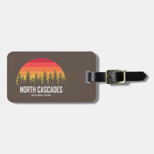 Étiquette À Bagage Le Parc national de North Cascades