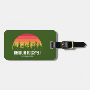 Étiquette À Bagage Le Parc national de Theodore Roosevelt