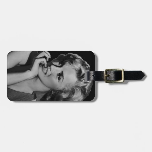 Étiquette À Bagage Le penseur (Devant horizontal)