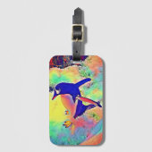 Étiquette À Bagage Le Pingouin (Devant Vertical)