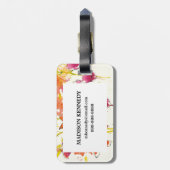 Étiquette À Bagage Le Plum de Patty (Dos Vertical)