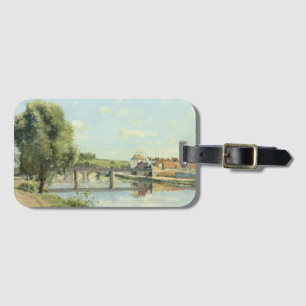 Étiquette À Bagage Le Pont Du Chemin De Fer Camille Pissarro