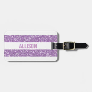 Étiquette À Bagage Le regard de parties scintillantes d'étincelle