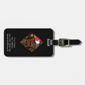 Étiquette À Bagage Le roi des diamants (Devant horizontal)