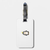 Étiquette À Bagage Le Roi pingouin (Dos Vertical)