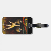 Étiquette À Bagage Le Sandow Eugen Sandow Vaudeville Weightlifter (Dos horizontal)