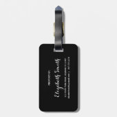 Étiquette À Bagage Le Seigneur est mon Rocher - Ps 18:2 (Dos Vertical)