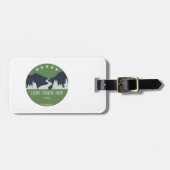 Étiquette À Bagage Le sentier du lac Tahoe (Devant horizontal)