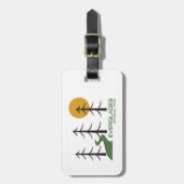 Étiquette À Bagage Le sentier du parc national des Everglades (Devant Vertical)