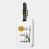 Étiquette À Bagage Le sentier du parc national Kings Canyon (Devant Vertical)