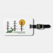 Étiquette À Bagage Le sentier écossais du Parc national du Caire (Devant horizontal)