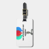 Étiquette À Bagage Le serpent volant (Devant Vertical)