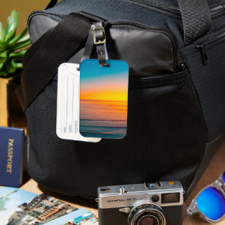 Étiquette À Bagage Le soleil de la plage