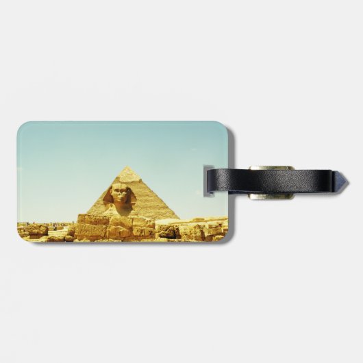 Étiquette À Bagage Le Sphinx (Dos horizontal)