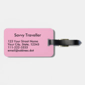 Étiquette À Bagage Le stéthoscope de cadeau d'infirmière gardent le (Dos horizontal)