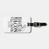 Étiquette À Bagage Le style grunge ont le lard voyagera (Devant horizontal)