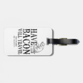 Étiquette À Bagage Le style grunge ont le lard voyagera (Dos horizontal)