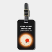 Étiquette À Bagage Le système Kepler-16. (Devant Vertical)