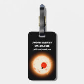 Étiquette À Bagage Le système Kepler-16. (Dos Vertical)