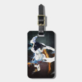 Étiquette À Bagage le Taekwondo (Devant Vertical)