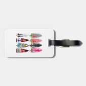 Étiquette À Bagage Le talon haut chausse l'étiquette de bagage (Dos horizontal)