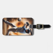 Étiquette À Bagage Le terrain de baseball Thunder, (Devant horizontal)