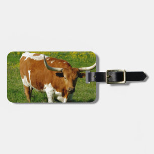 Étiquette À Bagage Le Texas Longhorn