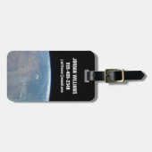 Étiquette À Bagage Le Texas Panoramique Et Le Golfe Du Mexique (Devant horizontal)