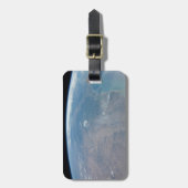 Étiquette À Bagage Le Texas Panoramique Et Le Golfe Du Mexique (Devant Vertical)