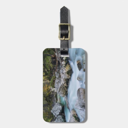 Étiquette À Bagage Le torrent Ramsauer Ache (Devant Vertical)